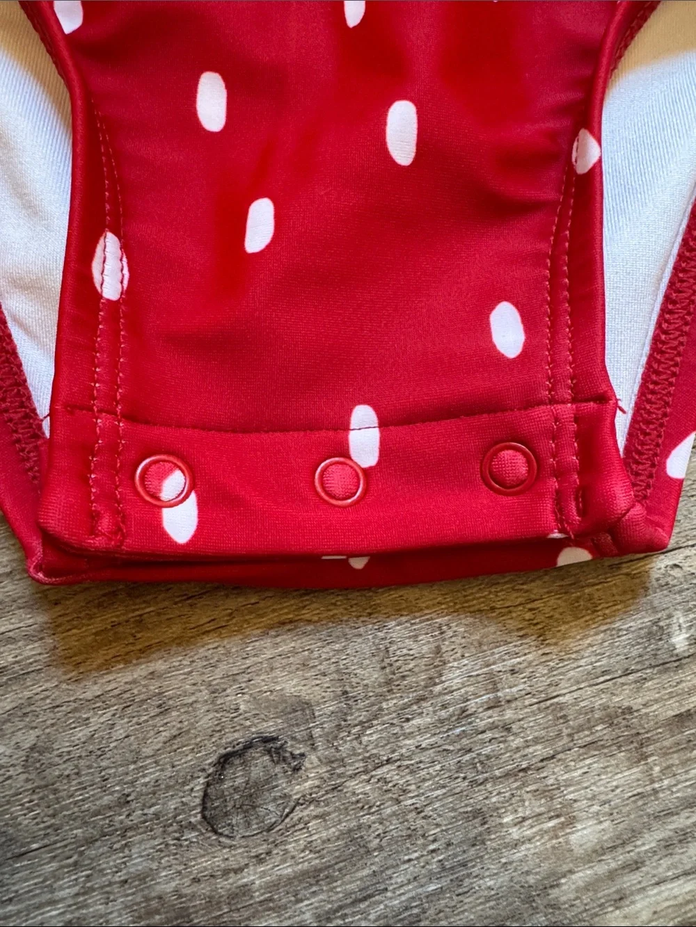 Old Navy Red Strawberry Print One-Piece Swimsuit with Green Ruffle Halter